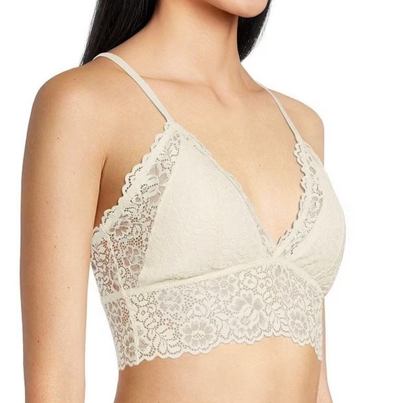 Gianni Bini Rust Soft Lace Padded Bralette w/ Adjustable Straps Sz Medium NWT - Picture 3 of 8